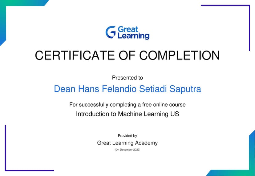 Introduction to Machine Learning US